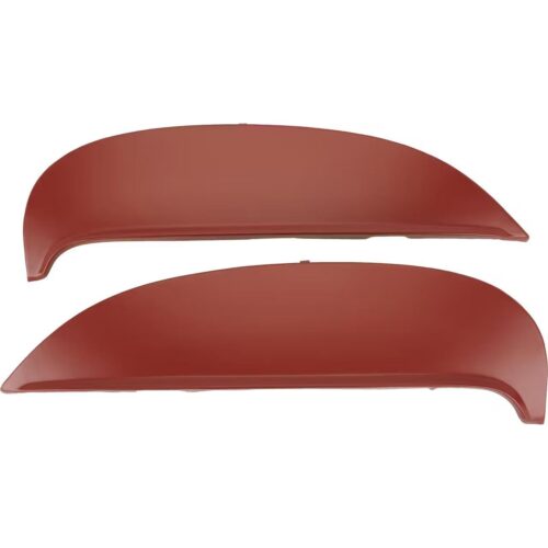 Flush Mount Steel Fender Skirt, Red, 1964 Chevy